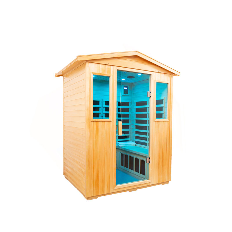 Sauna d'extérieur infrarouge lointain pour quatre personnes