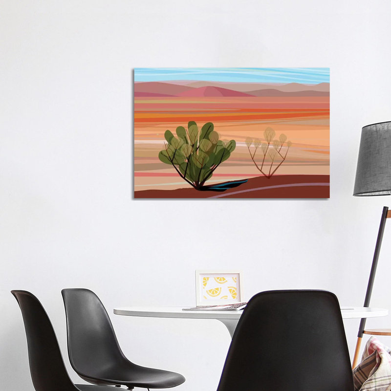 Mojave Desert, Horizontal by Charles Harker - Wrapped Canvas Print, 101.6 cm H x 66.04 cm W x 1.91 cm D