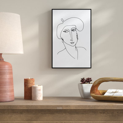 " Working Woman " Painting Print