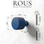 ROUS Hardware Mid Century Modern Knurled Knob-1621958747