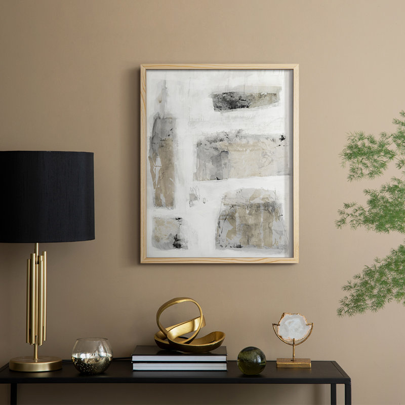 A Simple Love II V30 Framed Print - Solid Wood, Naturel, H 11 po x l 9 po