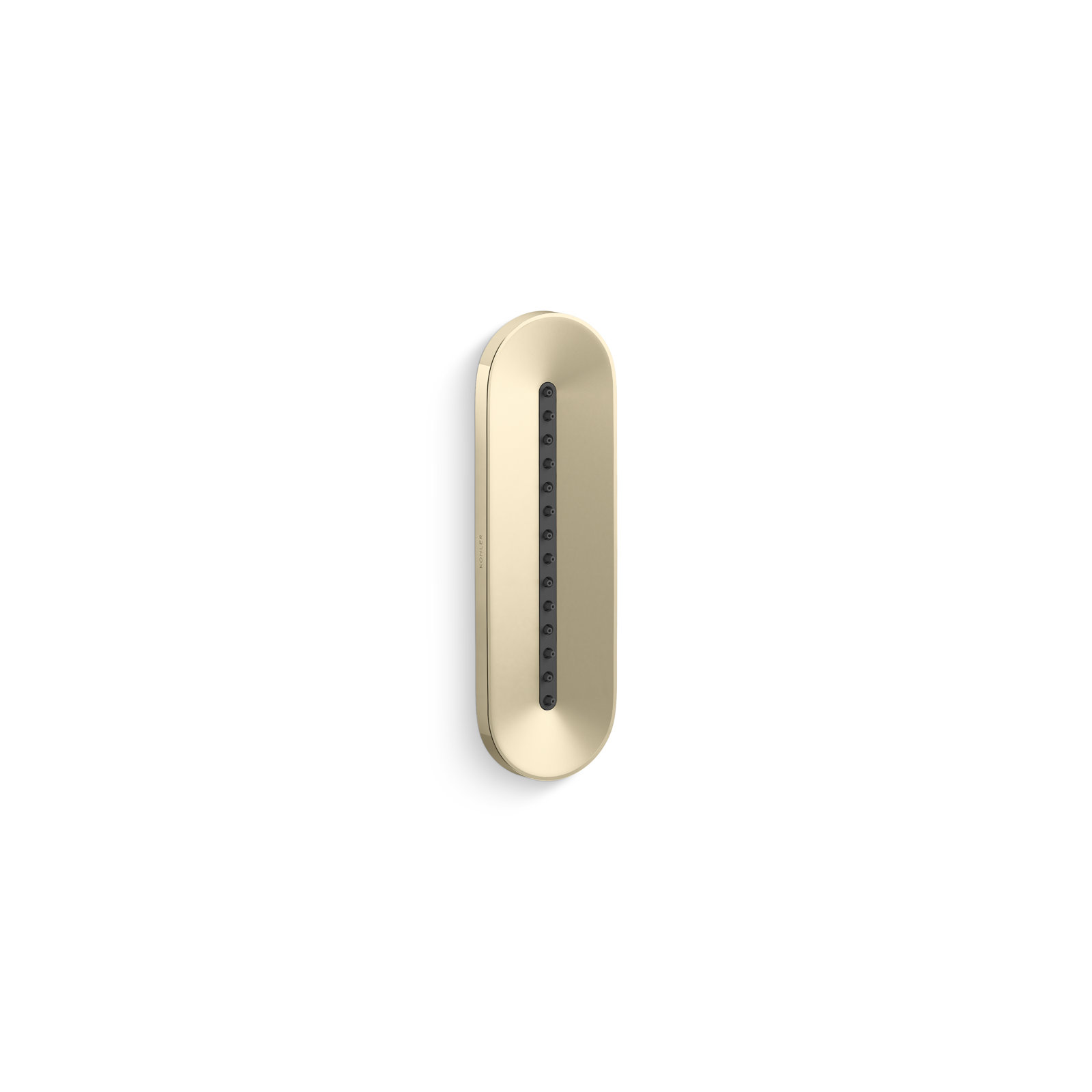 Statement Oblong Vichy 2.5 Gpm Body Spray, Vibrant French Gold