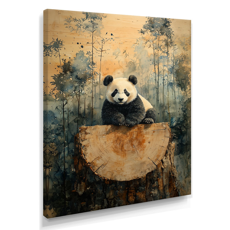Gokul - animaux, art mural sur toile, Toile tendue, Ne s’applique pas, H 20 po x l 12 po