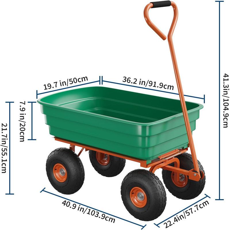 100cm H x 54cm W Utility Cart