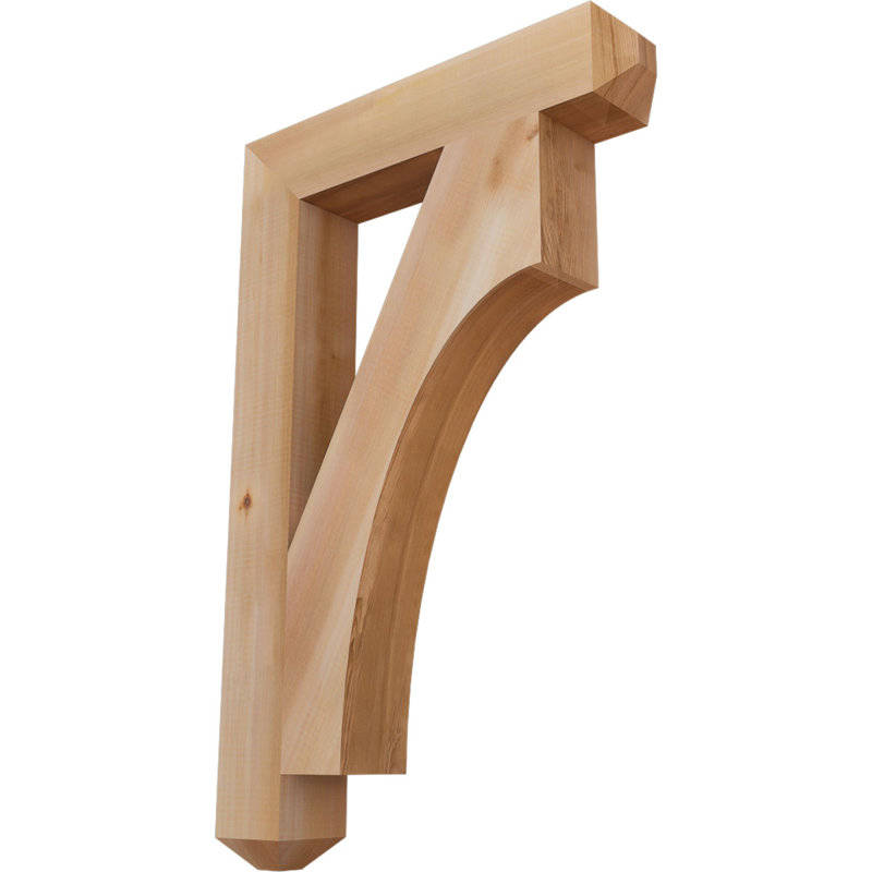 Support l 3 3 po x P 22 po x H 34 po Westlake Craftsman, H 34 po x l 3,5 po x P 22 po, Cèdre rouge de l'Ouest, Lisse