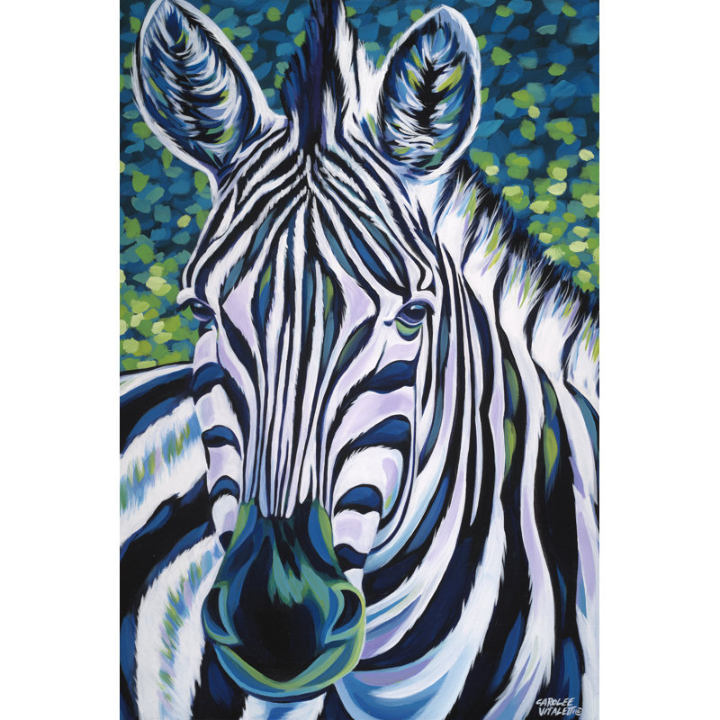 Wild Africa III by Carolee Vitaletti - Painting on Canvas, 76cm H x 51cm W, Wrapped Canvas