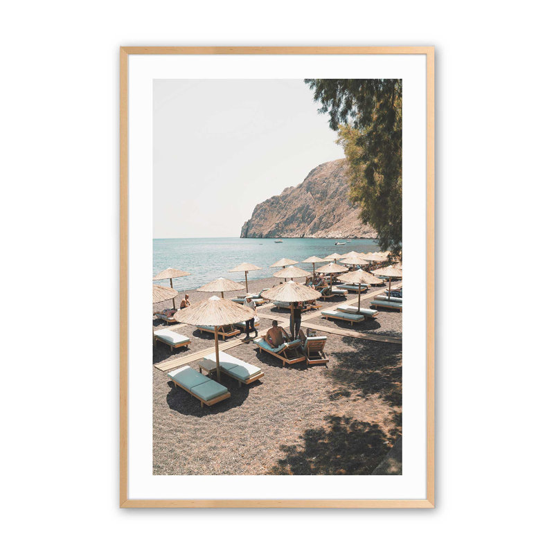 Sun and Shade Print, Raw Maple Framed, 37" H x 25" W x 1.25" D