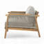 Fauteuil club d'extérieur, ensemble de 2