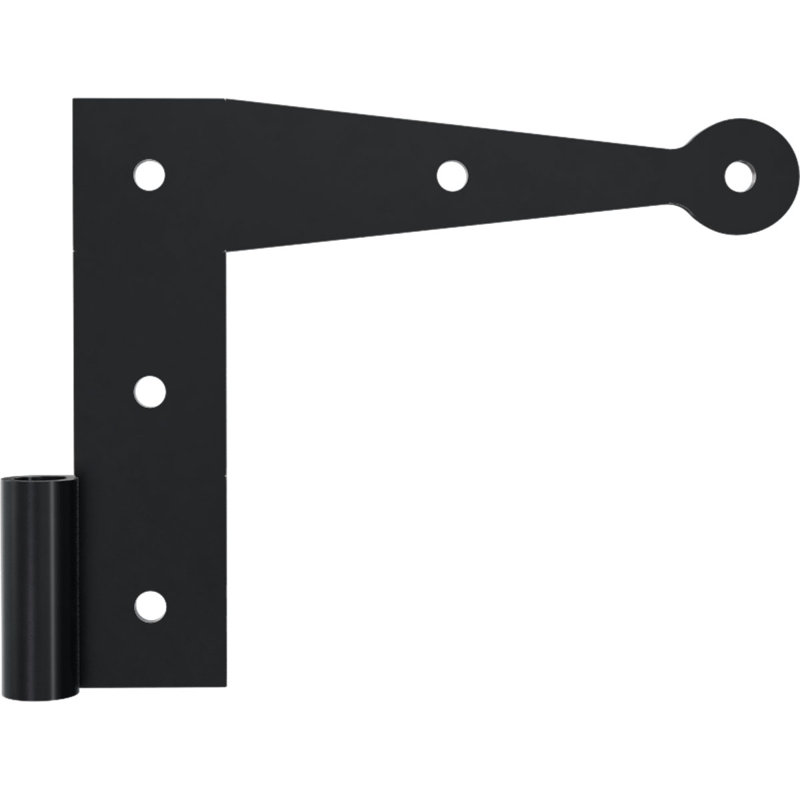 Charnière en L SteelTek avec ensemble de volets décalés de 0 po, pour des hauteurs de 36 à 60 po (comprend 2 paires de charnières en L, 1 paire de charnières plates)