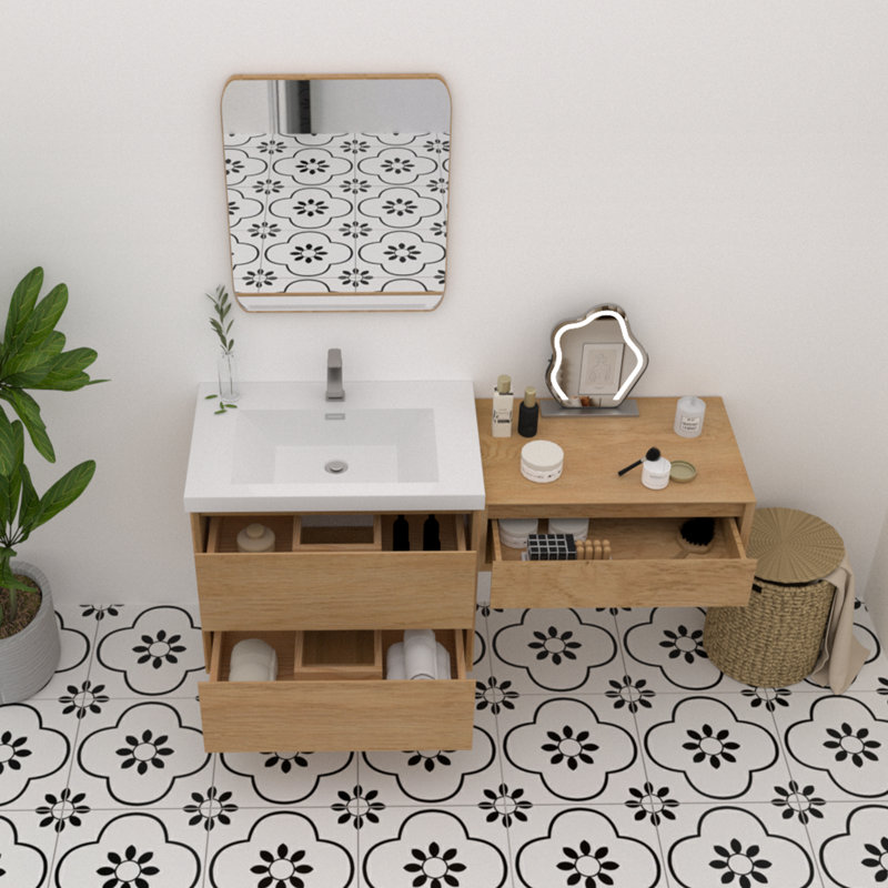 Ensemble de meuble-lavabo flottant 60 po Mellani