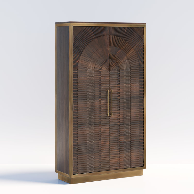 Armoire d'appoint en bois massif Capella