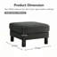 Repose-pieds capitonné Boucle-1219480763