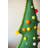 Kalalou Large Felt Christmas Tree Decor Wood Base 46" Tall Holiday Accent