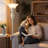 70" Floor Lamps For Living Room With Nightlight, Torchiere Floor Lamps Standing Lamp With Glass Shade, For Home, Bedroom, Office, Corner,Bulb Included-190855648