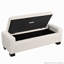 Banc repose-pieds 50 po avec rangement dissimulé-115762528