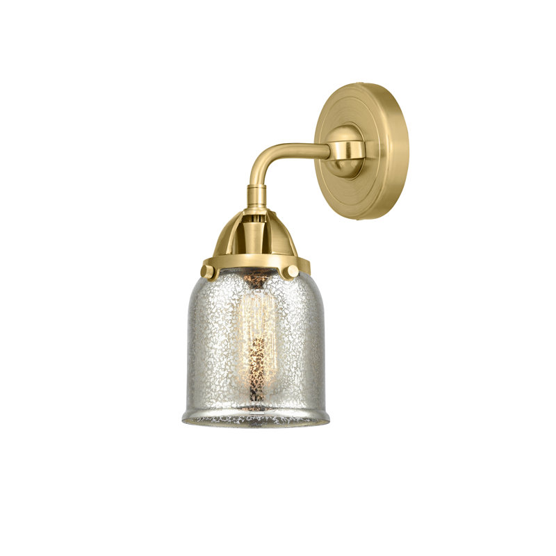 Shauna Armed Sconce, Satin Gold, No Bulb Included