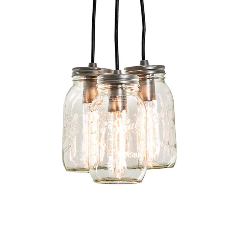 Mason Jar 3 - Light Pendant