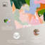 Palette de couleurs, poésie sur toile, abstrait coloré par Art Remedy-113292398-113292406