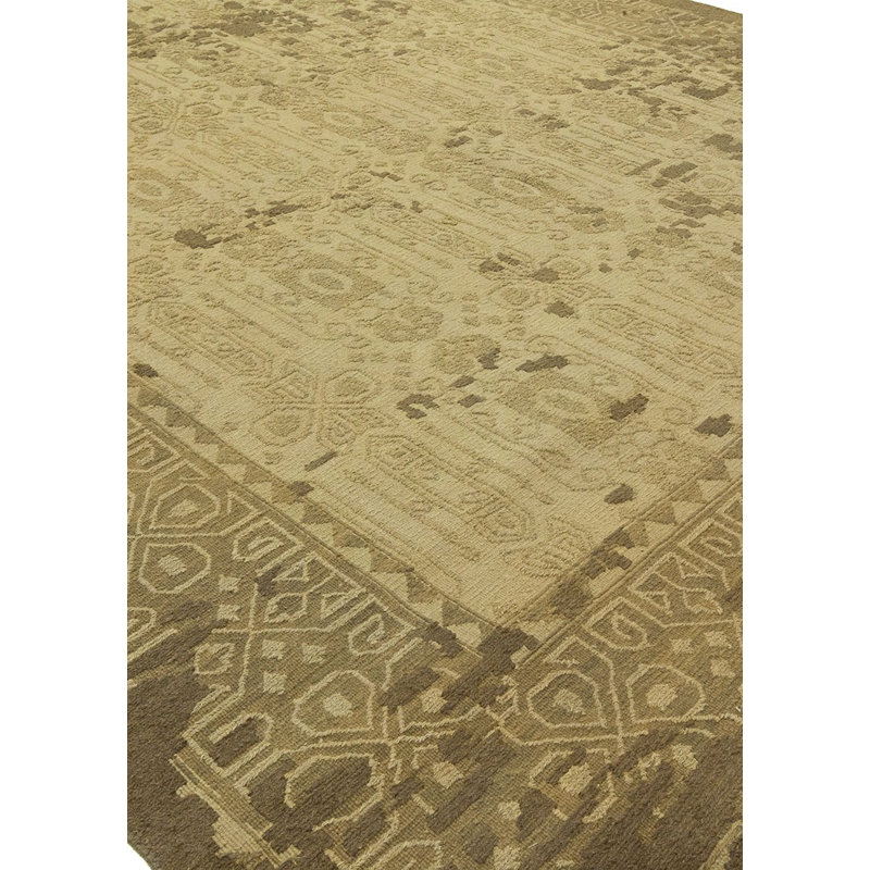 Wool Oriental Area Rug, Rectangle 6' x 9'