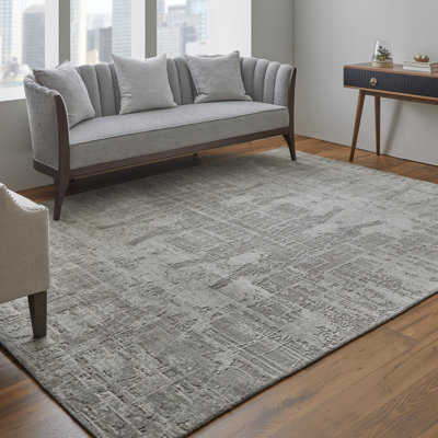 Viscose Abstract Indoor Rug