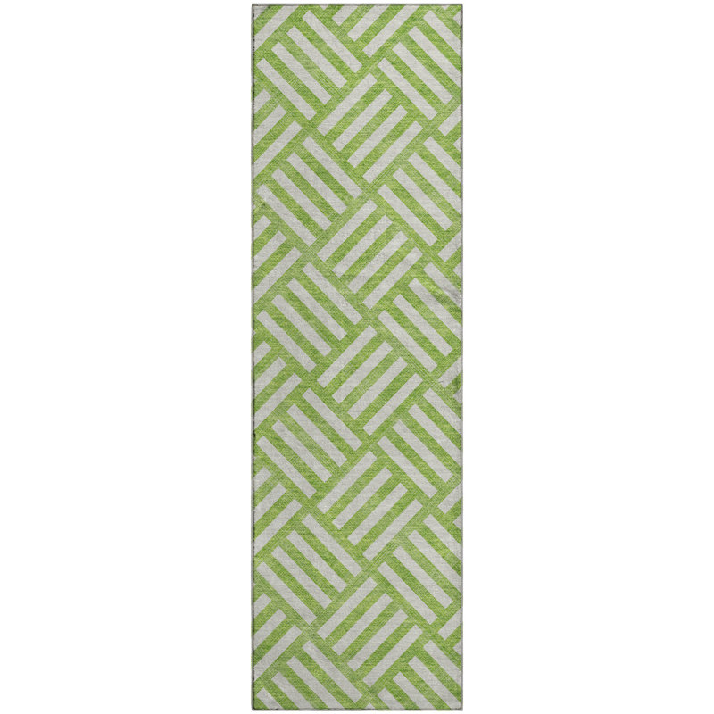 Premium Machine Washable Cerrito Lime Rug, Runner 2'3" x 7'6"