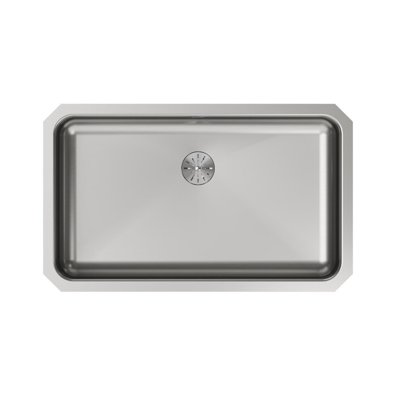 Lustertone 30.5" L x 18.5" W Undermount Kitchen Sink with Perfect Drain