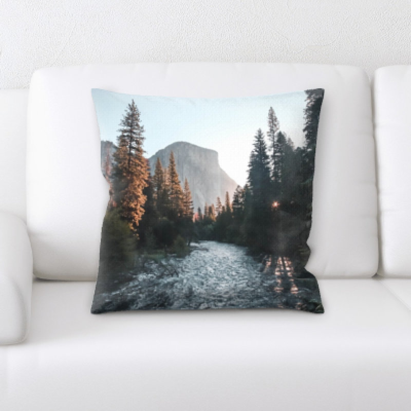 Microsuede Throw Pillow