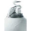 White/Silver Luster 11.81'' Porcelain Jar