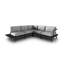 245cm Wide Metal Patio Sectional with Cushions-1102778214