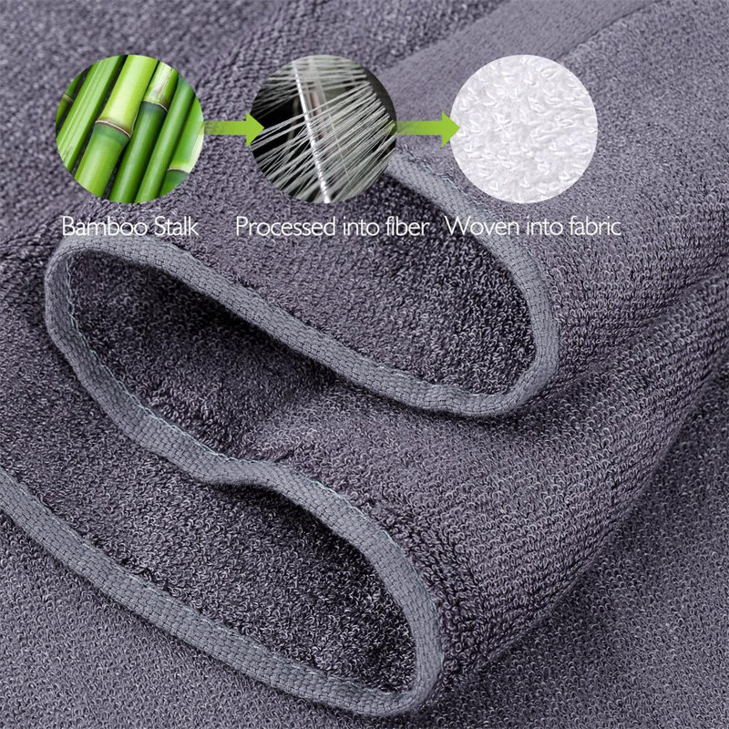 Serviette de bain en rayonne de bambou Liam