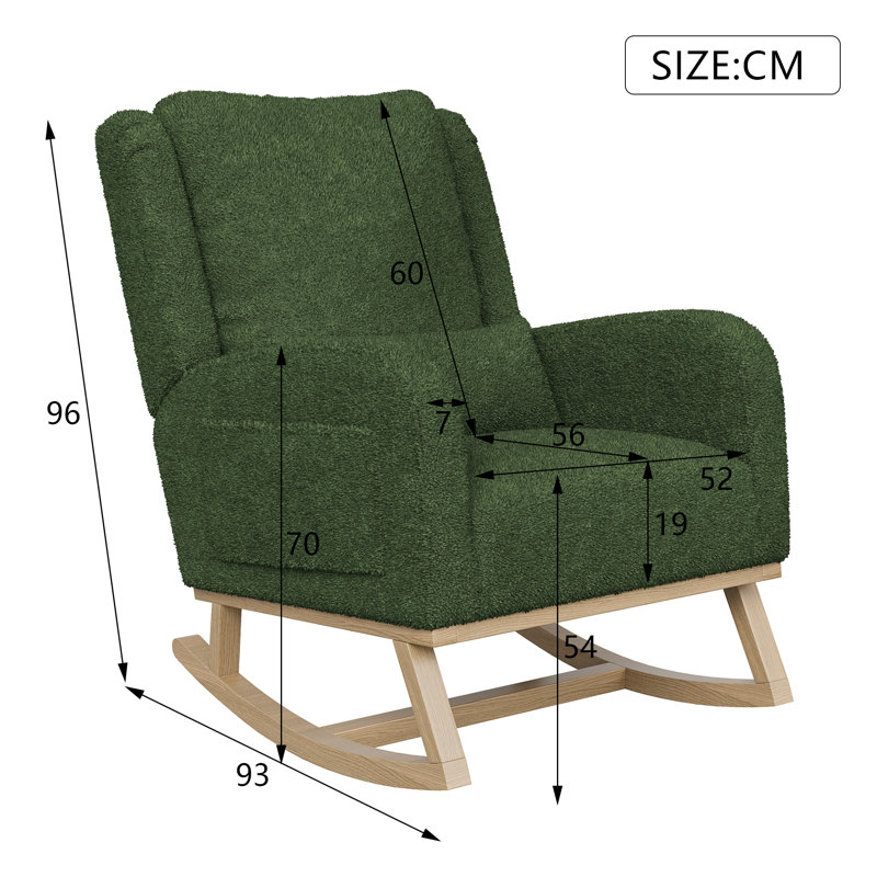 Ellent Rocking Chair, Green