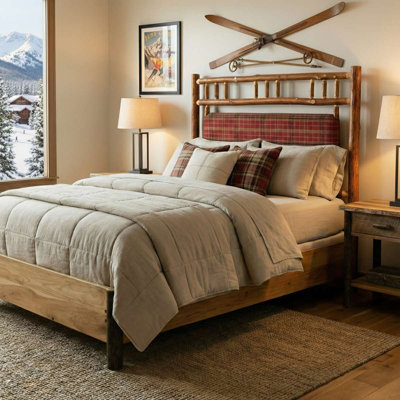 Lit tapissier Fireside Lodge Hickory