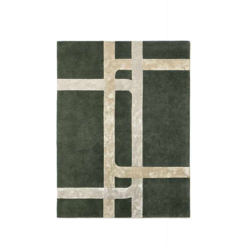 Geometric Indoor / Outdoor Rug, Rectangle 5'6" x 7'9"