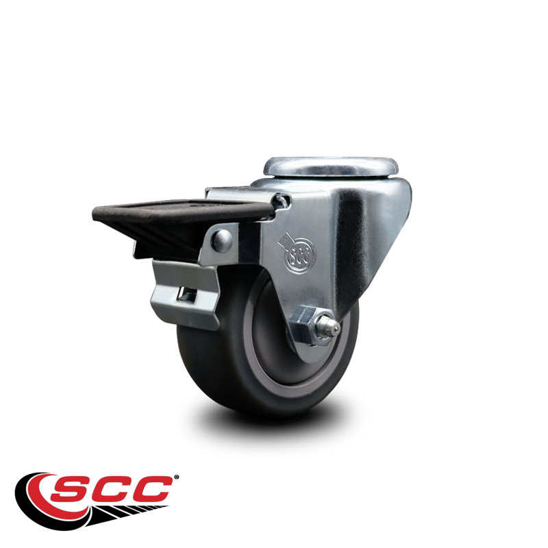 4-Piece Thermoplastic Rubber Caster Set
