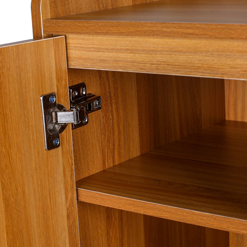 Fasching Solid Wood Rectangle Accent Cabinet, Natural