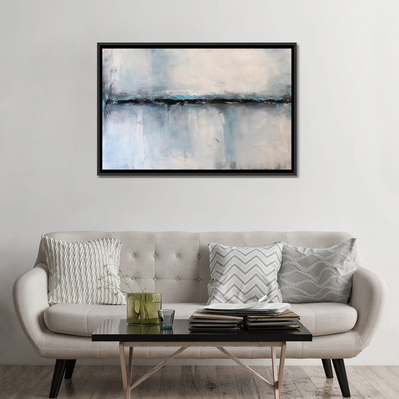 « souvenirs », impression sur toile, H 18 po x l 26 po x p 1,5 po, Toile avec cadre noir, Pas de tapis