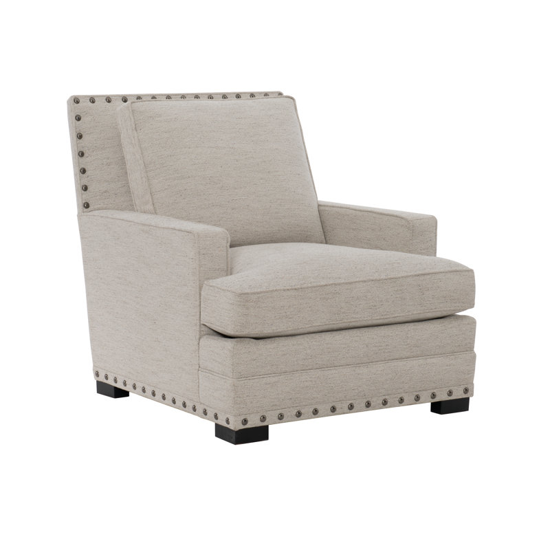 Cantor 34.5" Wide Polyester Down Cushion Armchair