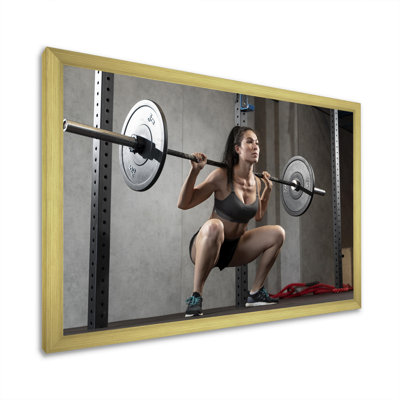 «Woman Bobystructioning Workout I» sur toile