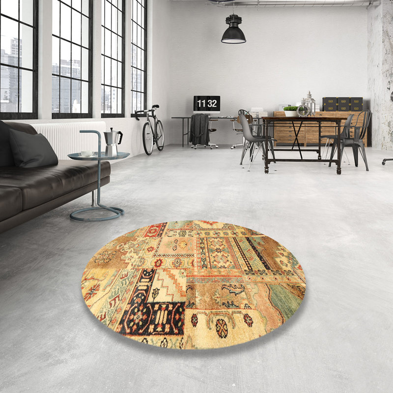 Wool Indoor Rug, Round 8'