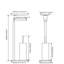 Generosa Free Standing Toilet Paper Holder