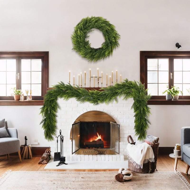 Guirlande de Noël artificielle 6 pi 6 pi