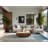 Soft Plush Evenson July 4Th Modern & Contemporary Abstract Area Rug in Gray – Gray Binding-436865681