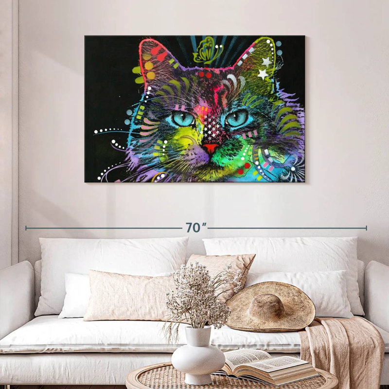 Blue Stare, 30" H x 45" W