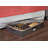 Underbed Fabric Storage Bag with Clear Lid Label Window and Handle