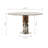 3-Piece Dining Table Set, Small Round Dining Table With 2 Chairs