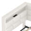 Upholstered Sofa Bed With 2 Storage Drawers, Charging Station And LED Lights-1968945343