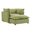 Chaise d'appoint rembourrée avec repose-pieds-170811372