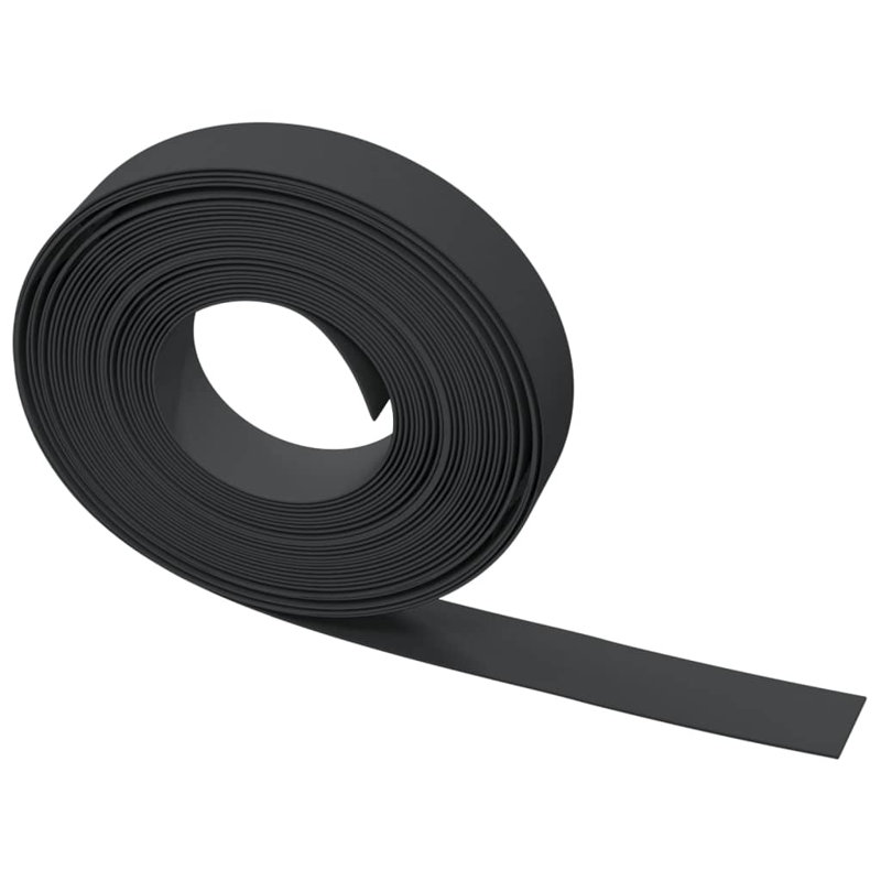Auguster 100 cm W Lawn Edging Fencing, 10cm H x 100cm W, Black