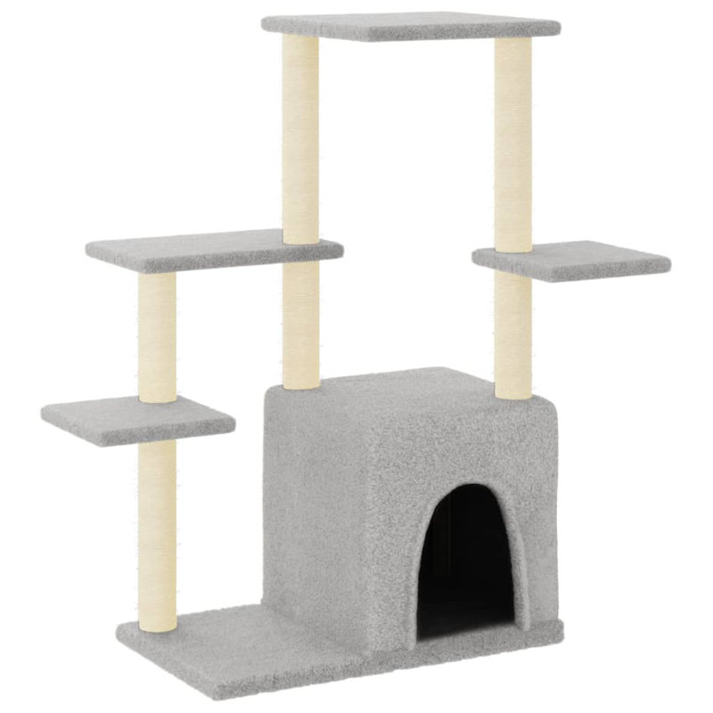Lincolnton 97.5cm H Cat Tree, Light Grey