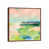 Classic Brown Wood Floater Framed